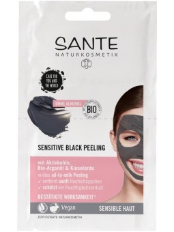 SANTE Face Mask - Sensitive Black Peeling
