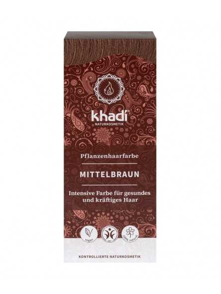 khadi Tinta Naturale per Capelli Castano Medio khadi Tinta Naturale per Capelli Castano Medio