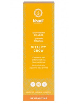 khadi Huile Capillaire Ayurvédique Vitality Grow