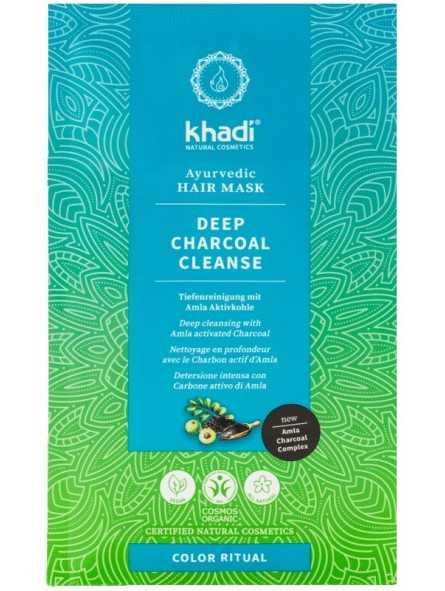 khadi Ayurvedic Hair Mask - Deep Charcoal Cleanse