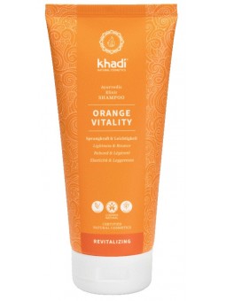 khadi Ayurvedic Elixir Shampoo Orange Vitality