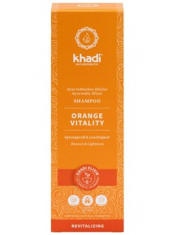 khadi Shampooing Élixir Ayurvédique Orange Vitality