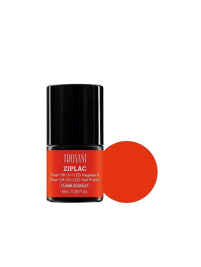 Peel Off UV-Nagellack - Flame Scarlet Orange-Rot - 6ml