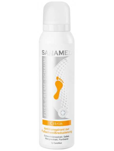 SanaMed Fuss-Creme-Schaum Citrin SanaMed Fuss-Creme-Schaum Citrin
