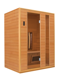 Sauna ad infrarossi per 2-3 personne di cedro rosso - HGT RG 150