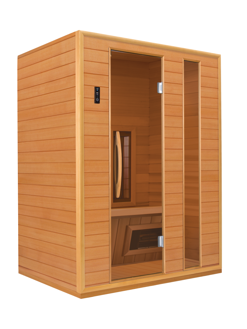Sauna ad infrarossi per 2-3 personne di cedro rosso - HGT RG 150