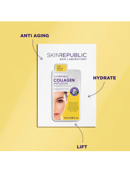 Skin Republic Maschera in Cotone Collagen Infusion