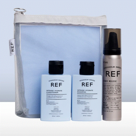 REF Intense Hydrate Travel Bag for dry hair