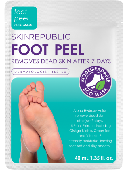 Skin Republic Foot Peel Masque Exfoliant pour les Pieds
