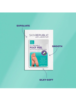 Skin Republic Foot Peel Masque Exfoliant pour les Pieds