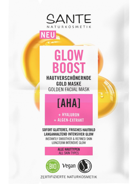Sante Glow Boost AHA Gold Maschera Viso Sante Glow Boost AHA Gold Maschera Viso