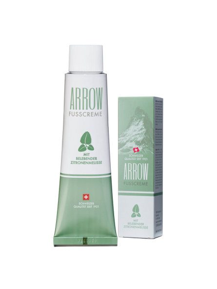 Arrow Fusscreme mit Zitronenmelisse Arrow Fusscreme mit Zitronenmelisse